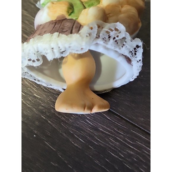 Jasco Caring Critters Chimer Ornament Bisque Porcelain Cat Mom Kitten Taiwan Vtg - Picture 6 of 9